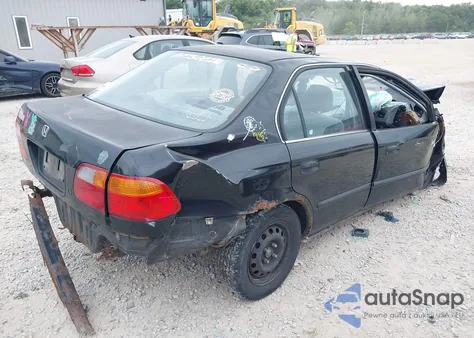 2000 Honda Civic Lx from USA, damaged, VIN JHMEJ6672YS009453